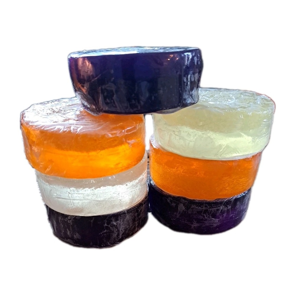 7 Loofah Soaps  3-Lavender -2 -Citrus Scented Soaps - 2 Coconut 3.5 OZ Relax/Spa